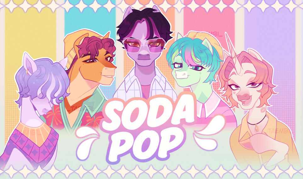 "Soda Pop" - MLP Style fanart illustration