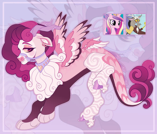 Custom Character Design commission - an MLP fusion
